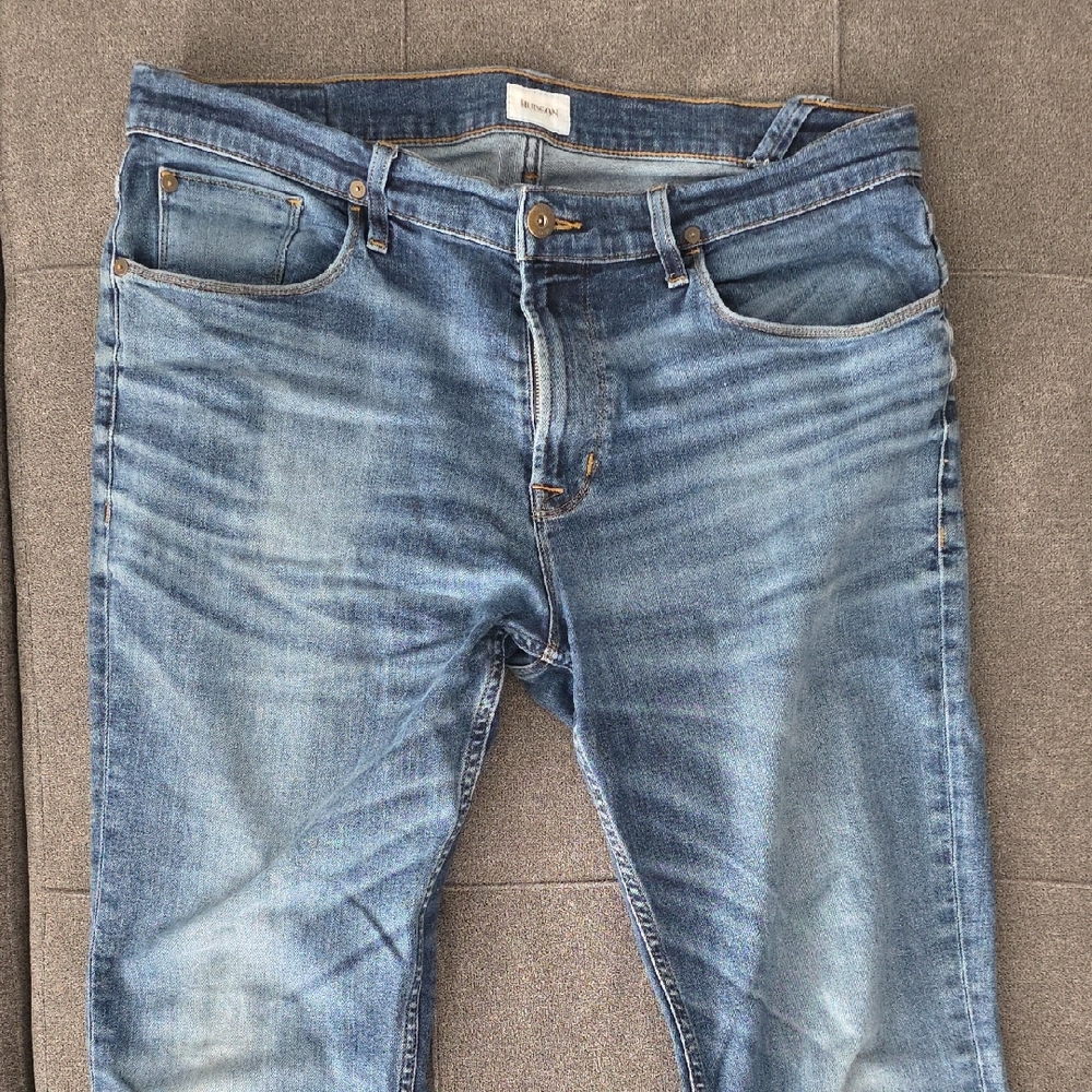 Hudson Jeans Blue Sartor Slouchy Skinny